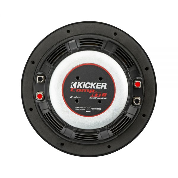 Comprt 8" thin profile dual voice coil subwoofer - 2 ohm Kicker