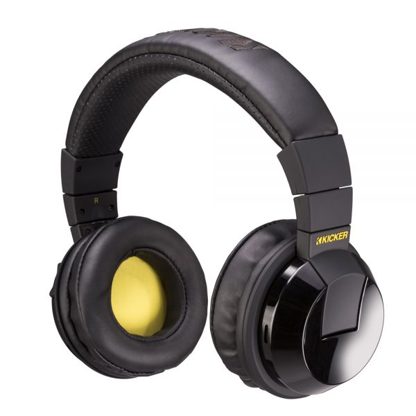 Kicker Bluetooth Headphones with Mic & Remote - Black
