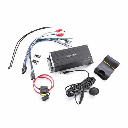 Kicker 4 x 50 W Stereo Smart Amplifier with Auto EQ KEY 200W by Kicker - CarAudioStuff