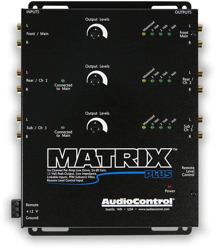 AudioControl Matrix Plus Six Channel Line Driver inc RLC by AudioControl - CarAudioStuff