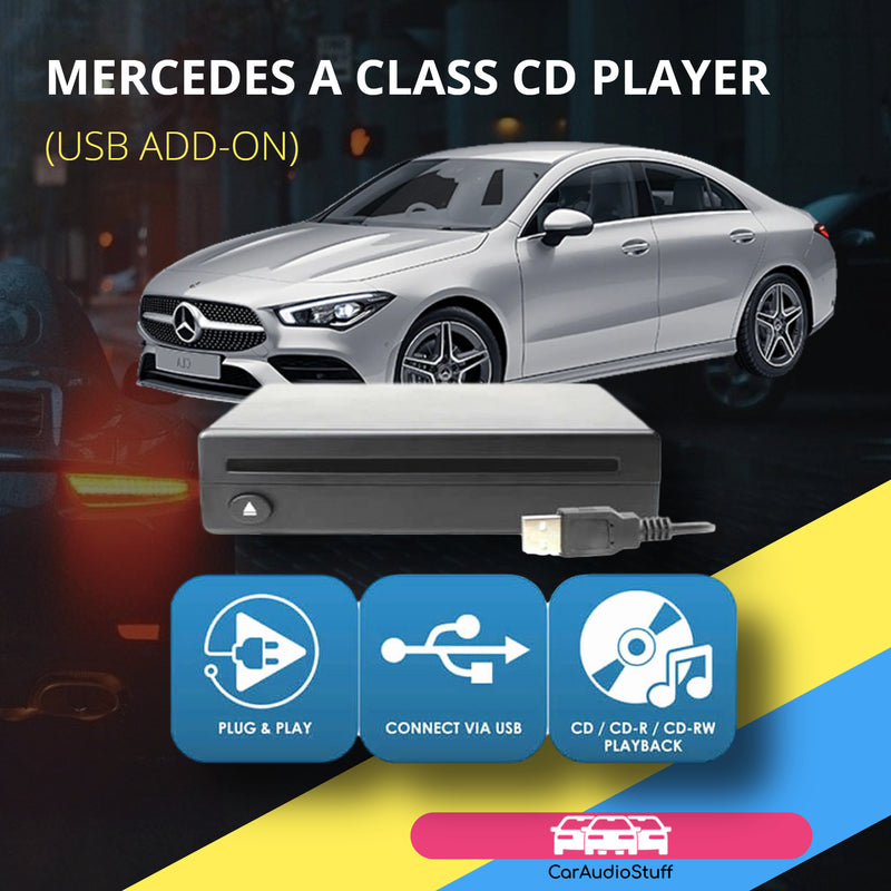 Plug and Play USB CD for Mercedes CLA 2019 onwards by Connects2 - CarAudioStuff