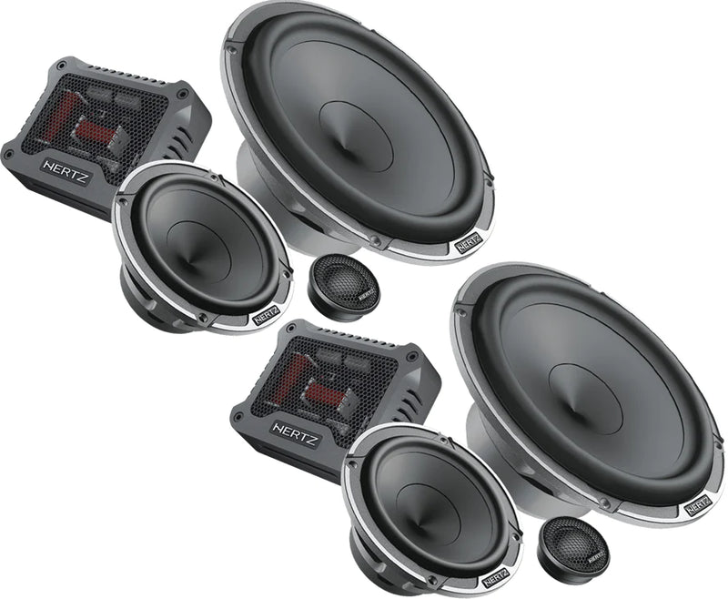 Hertz Mille Pro 6.5" 3-Way Component Car Speakers MPK 163.3 PRO by Hertz - CarAudioStuff