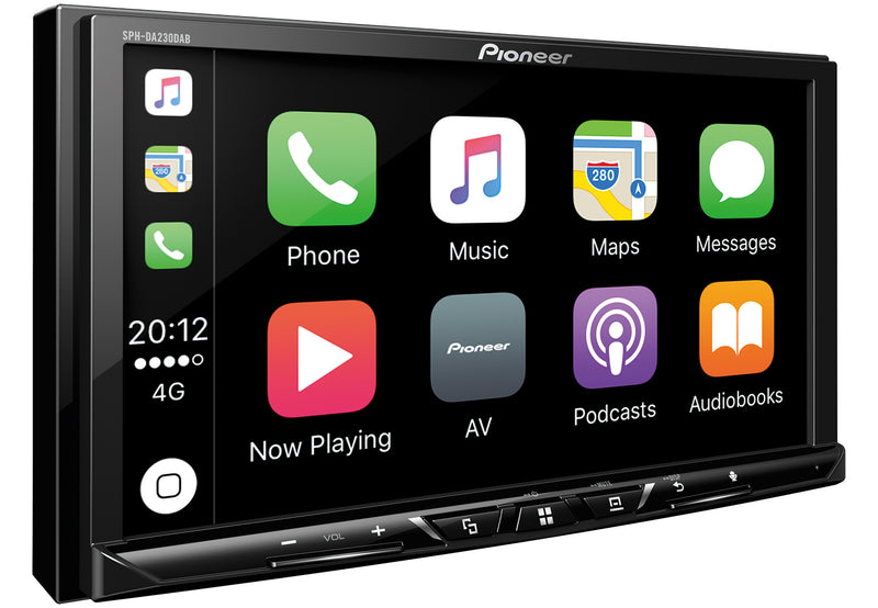 Pioneer 7" Double DIN Multimedia Station with CarPlay and Bluetooth SPH-DA230 by Pioneer - CarAudioStuff