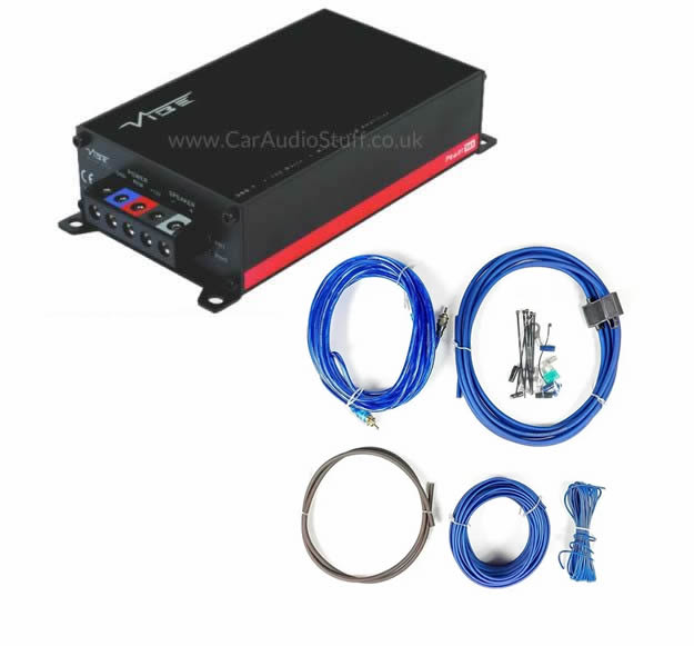Vibe Mono Subwoofer Amplifier with Amp Wiring Kit Powerbox 400.1M by Vibe - CarAudioStuff