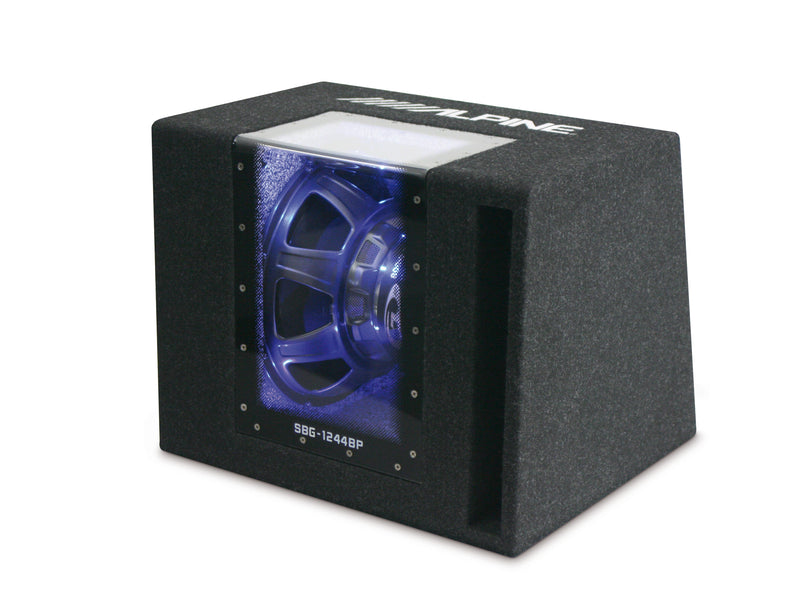Alpine - Ready to use Band Pass Subwoofer (4Ohm) - SBG-1244BP by Alpine - CarAudioStuff