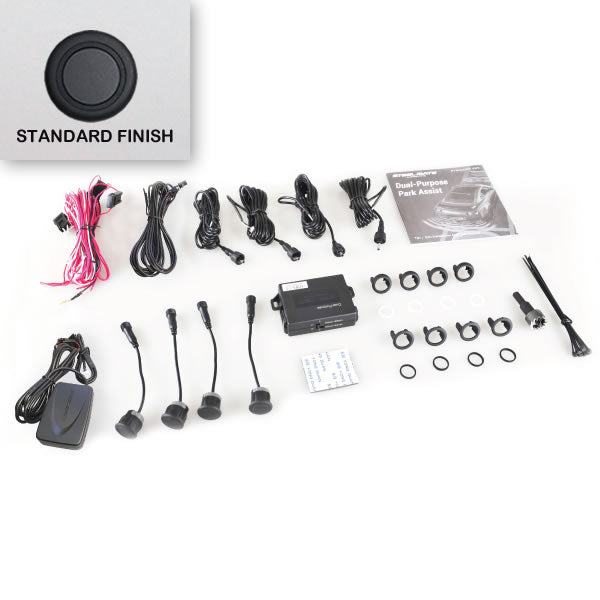 Steelmate Standard Push Fit Style Reverse Parking 4 Sensor Parking Kit by Steelmate - CarAudioStuff