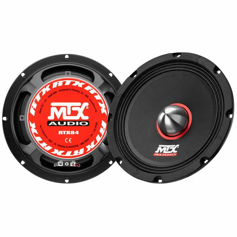 MTX Road thunder extreme 8" mid bass speaker - 1 pc MTXRTX84 by MTX - CarAudioStuff