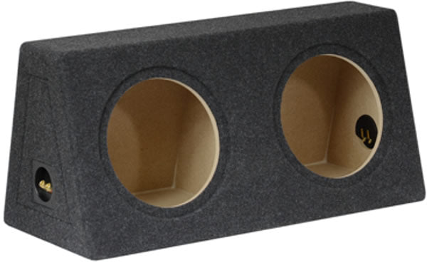 Q+ S1220 Twin MDF Subwoofer Enclosure for 2 x 12" (30cm) Subs by Q+ - CarAudioStuff