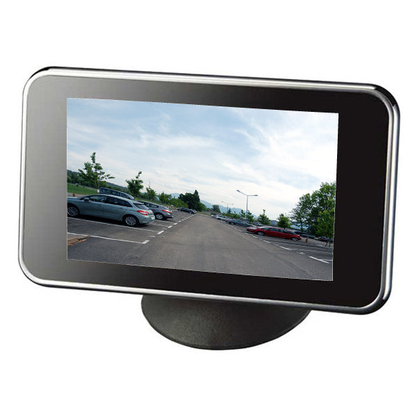 Compact Dash Mount Parking Camera 3 inch TFT Monitor with Guideline Overlay by Steelmate - CarAudioStuff